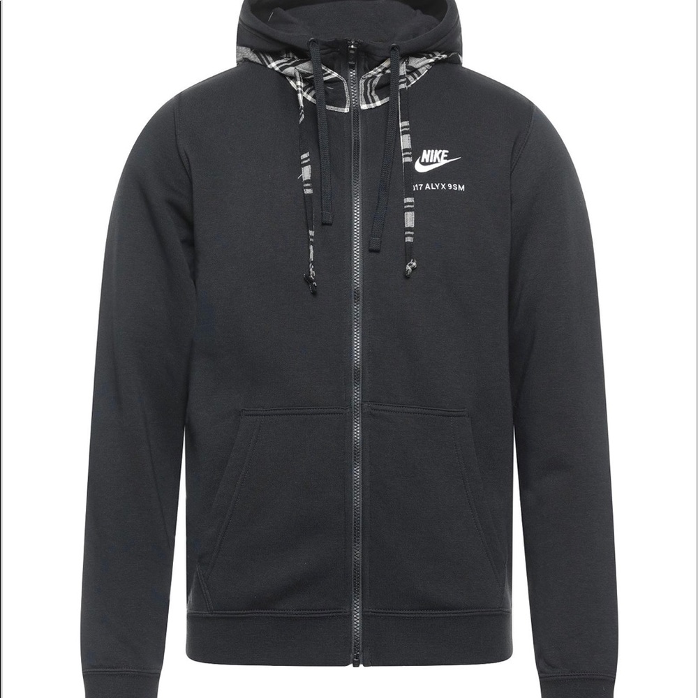 Brand new 1017 ALYX 9SM feat Nike hooded sweatshirt,black. Made in Italy